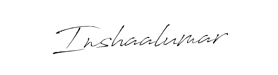 You should practise on your own different ways (Antro_Vectra) to write your name (Inshaalumar) in signature. don't let someone else do it for you. Inshaalumar signature style 6 images and pictures png