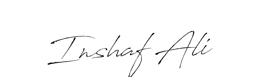 Antro_Vectra is a professional signature style that is perfect for those who want to add a touch of class to their signature. It is also a great choice for those who want to make their signature more unique. Get Inshaf Ali name to fancy signature for free. Inshaf Ali signature style 6 images and pictures png