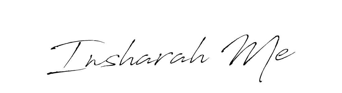 How to Draw Insharah Me signature style? Antro_Vectra is a latest design signature styles for name Insharah Me. Insharah Me signature style 6 images and pictures png