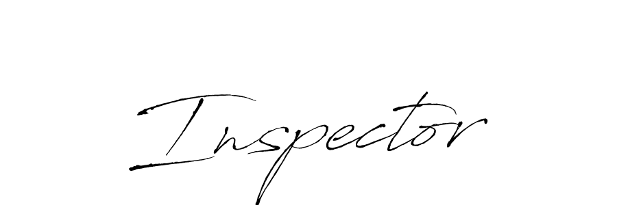 How to Draw Inspector signature style? Antro_Vectra is a latest design signature styles for name Inspector. Inspector signature style 6 images and pictures png