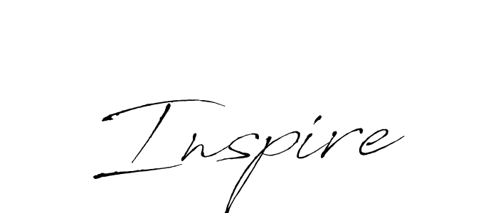 Design your own signature with our free online signature maker. With this signature software, you can create a handwritten (Antro_Vectra) signature for name Inspire. Inspire signature style 6 images and pictures png