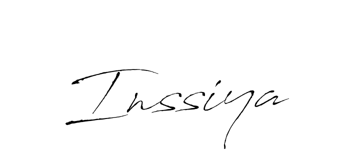 Also You can easily find your signature by using the search form. We will create Inssiya name handwritten signature images for you free of cost using Antro_Vectra sign style. Inssiya signature style 6 images and pictures png
