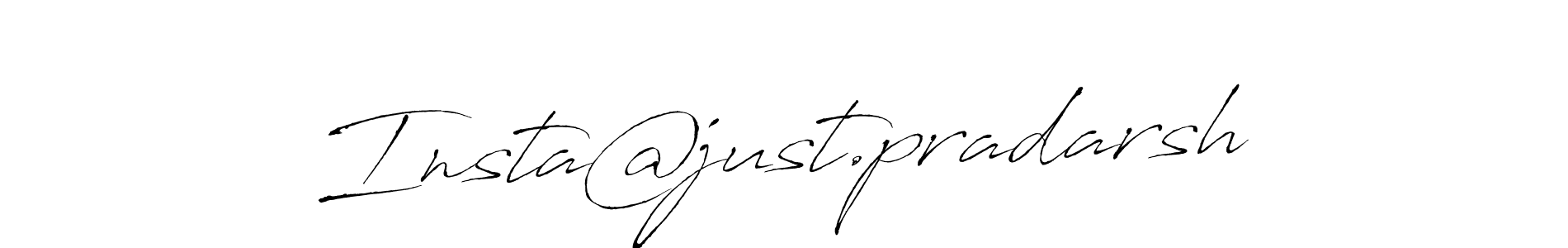 Insta@just.pradarsh stylish signature style. Best Handwritten Sign (Antro_Vectra) for my name. Handwritten Signature Collection Ideas for my name Insta@just.pradarsh. Insta@just.pradarsh signature style 6 images and pictures png