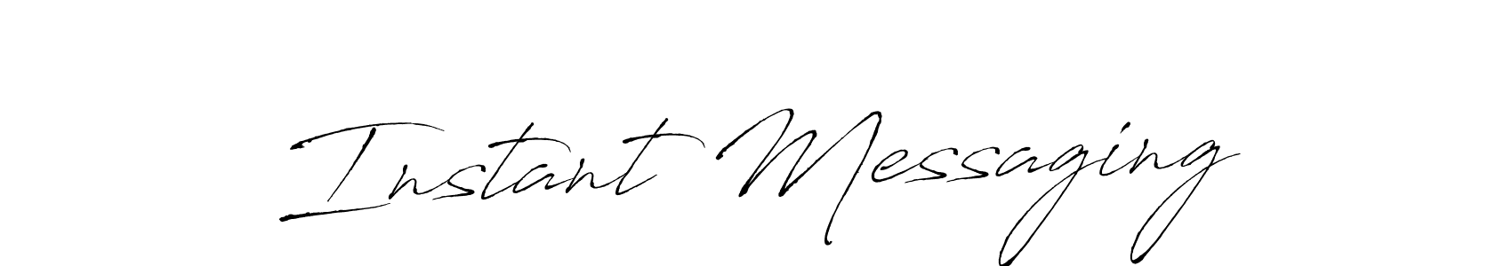 Also we have Instant Messaging name is the best signature style. Create professional handwritten signature collection using Antro_Vectra autograph style. Instant Messaging signature style 6 images and pictures png