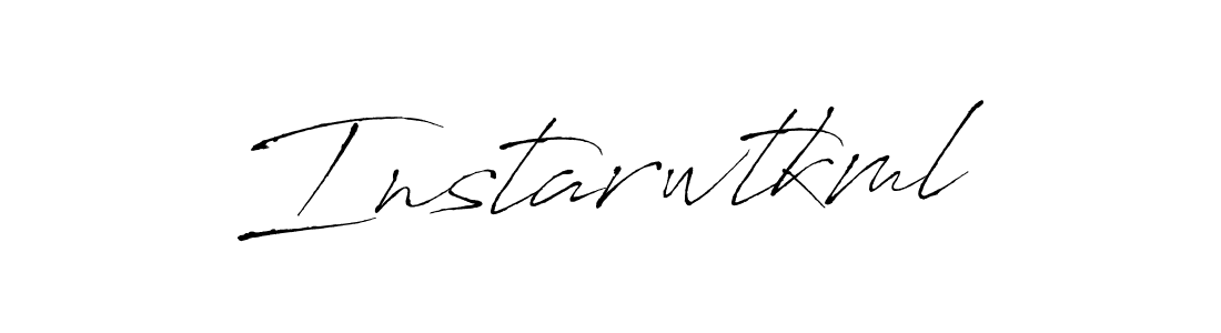 Design your own signature with our free online signature maker. With this signature software, you can create a handwritten (Antro_Vectra) signature for name Instarwtkml. Instarwtkml signature style 6 images and pictures png