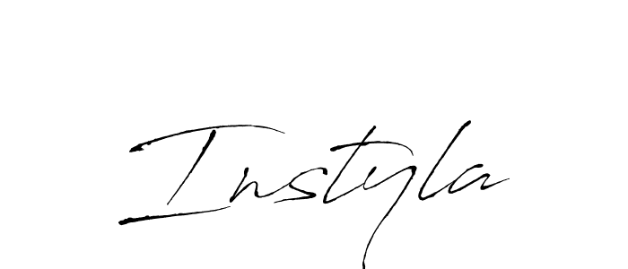 Create a beautiful signature design for name Instyla. With this signature (Antro_Vectra) fonts, you can make a handwritten signature for free. Instyla signature style 6 images and pictures png