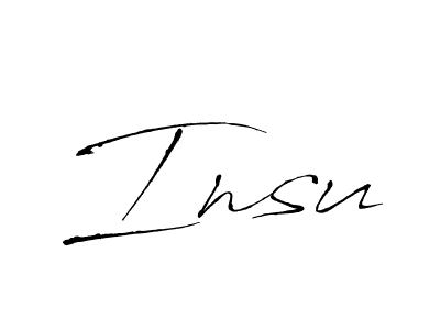 How to Draw Insu signature style? Antro_Vectra is a latest design signature styles for name Insu. Insu signature style 6 images and pictures png