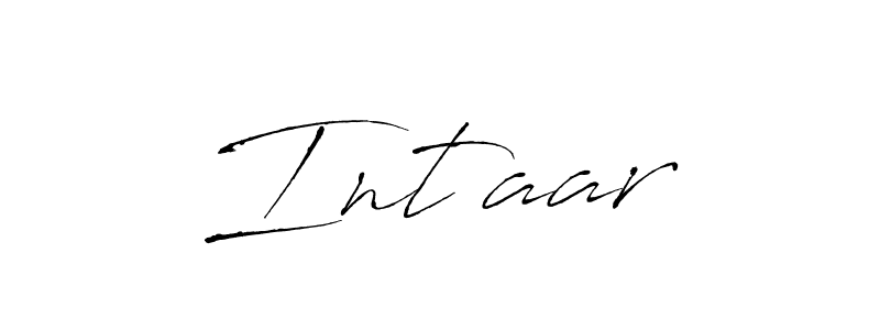 Intظaar stylish signature style. Best Handwritten Sign (Antro_Vectra) for my name. Handwritten Signature Collection Ideas for my name Intظaar. Intظaar signature style 6 images and pictures png