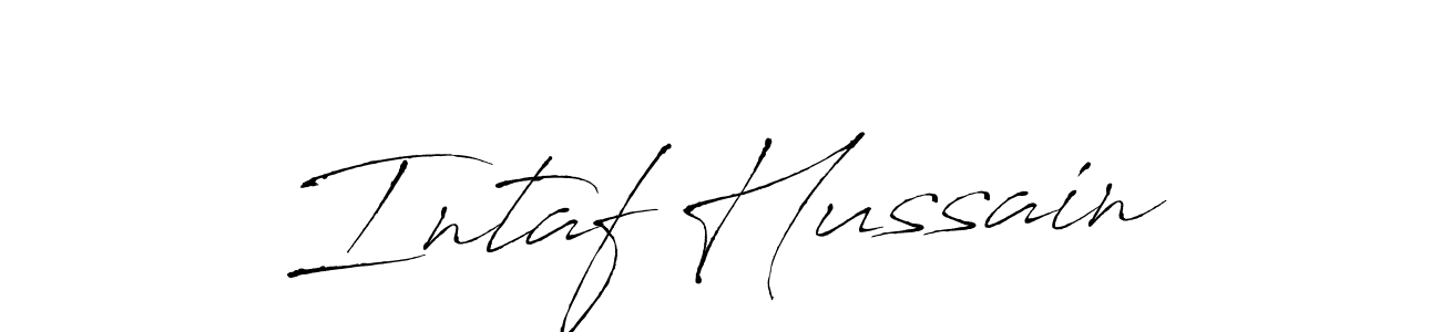 Also You can easily find your signature by using the search form. We will create Intaf Hussain name handwritten signature images for you free of cost using Antro_Vectra sign style. Intaf Hussain signature style 6 images and pictures png