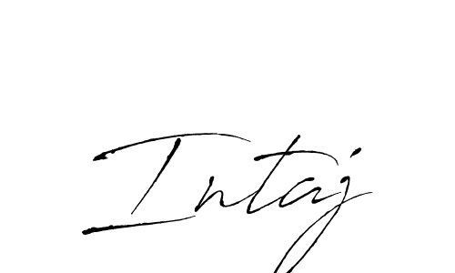 if you are searching for the best signature style for your name Intaj. so please give up your signature search. here we have designed multiple signature styles  using Antro_Vectra. Intaj signature style 6 images and pictures png