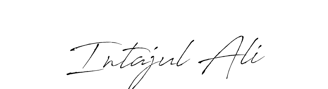 How to make Intajul Ali signature? Antro_Vectra is a professional autograph style. Create handwritten signature for Intajul Ali name. Intajul Ali signature style 6 images and pictures png
