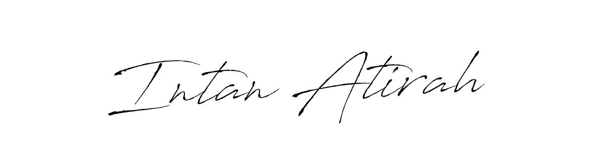 Intan Atirah stylish signature style. Best Handwritten Sign (Antro_Vectra) for my name. Handwritten Signature Collection Ideas for my name Intan Atirah. Intan Atirah signature style 6 images and pictures png