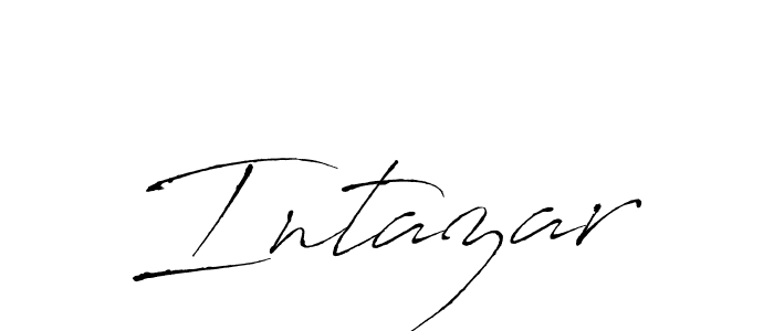 Intazar stylish signature style. Best Handwritten Sign (Antro_Vectra) for my name. Handwritten Signature Collection Ideas for my name Intazar. Intazar signature style 6 images and pictures png