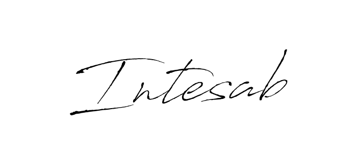 Once you've used our free online signature maker to create your best signature Antro_Vectra style, it's time to enjoy all of the benefits that Intesab name signing documents. Intesab signature style 6 images and pictures png