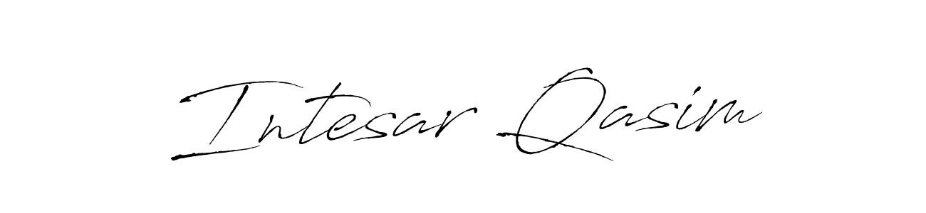 Design your own signature with our free online signature maker. With this signature software, you can create a handwritten (Antro_Vectra) signature for name Intesar Qasim. Intesar Qasim signature style 6 images and pictures png