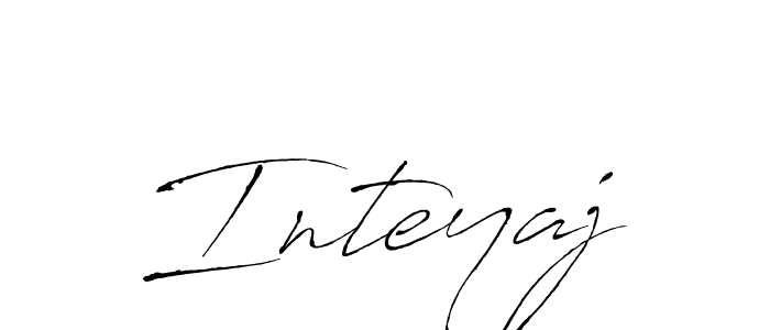 How to make Inteyaj signature? Antro_Vectra is a professional autograph style. Create handwritten signature for Inteyaj name. Inteyaj signature style 6 images and pictures png