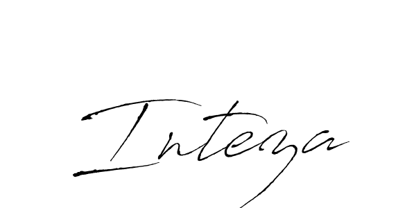 Once you've used our free online signature maker to create your best signature Antro_Vectra style, it's time to enjoy all of the benefits that Inteza name signing documents. Inteza signature style 6 images and pictures png