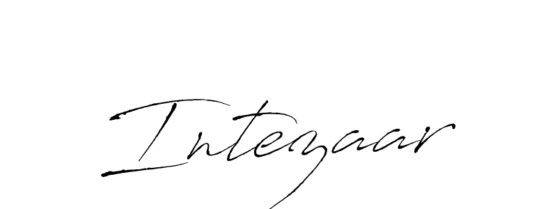 Design your own signature with our free online signature maker. With this signature software, you can create a handwritten (Antro_Vectra) signature for name Intezaar. Intezaar signature style 6 images and pictures png