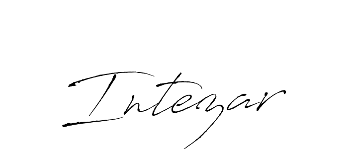 Once you've used our free online signature maker to create your best signature Antro_Vectra style, it's time to enjoy all of the benefits that Intezar name signing documents. Intezar signature style 6 images and pictures png