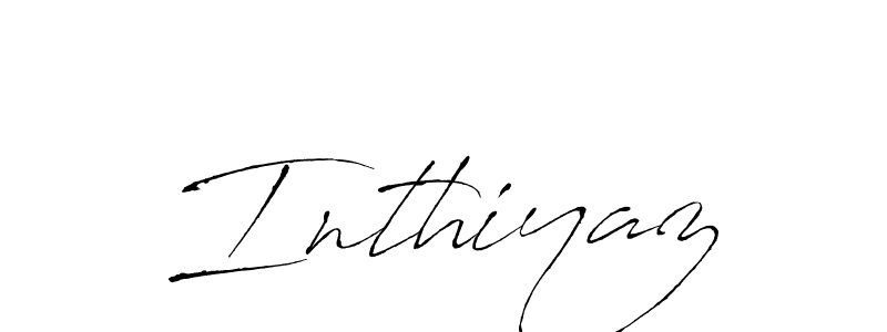 Antro_Vectra is a professional signature style that is perfect for those who want to add a touch of class to their signature. It is also a great choice for those who want to make their signature more unique. Get Inthiyaz name to fancy signature for free. Inthiyaz signature style 6 images and pictures png