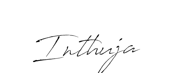 Design your own signature with our free online signature maker. With this signature software, you can create a handwritten (Antro_Vectra) signature for name Inthuja. Inthuja signature style 6 images and pictures png