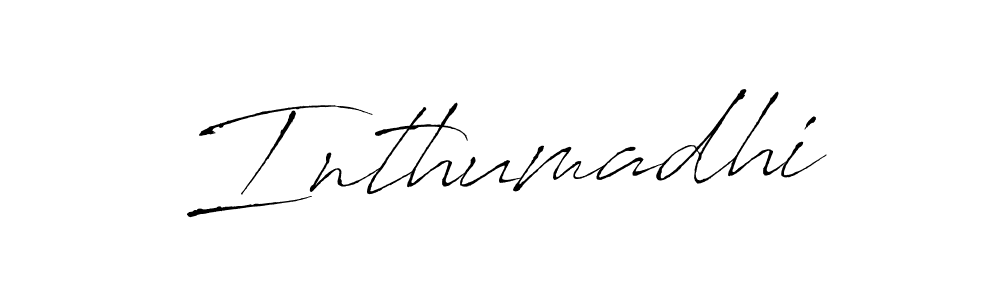 How to make Inthumadhi name signature. Use Antro_Vectra style for creating short signs online. This is the latest handwritten sign. Inthumadhi signature style 6 images and pictures png