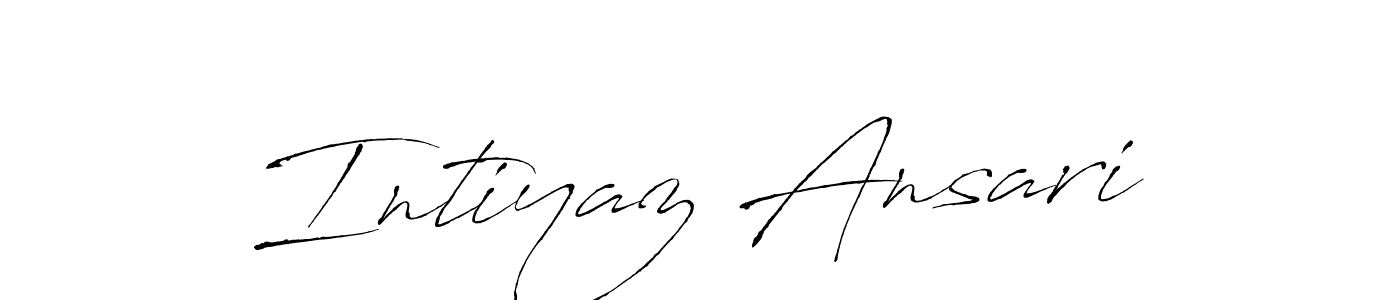 Design your own signature with our free online signature maker. With this signature software, you can create a handwritten (Antro_Vectra) signature for name Intiyaz Ansari. Intiyaz Ansari signature style 6 images and pictures png