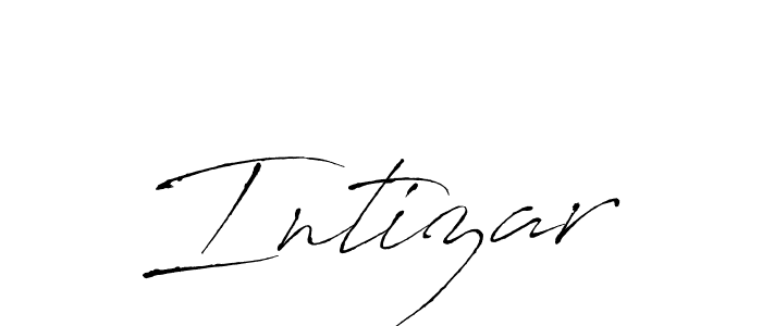 Create a beautiful signature design for name Intizar. With this signature (Antro_Vectra) fonts, you can make a handwritten signature for free. Intizar signature style 6 images and pictures png