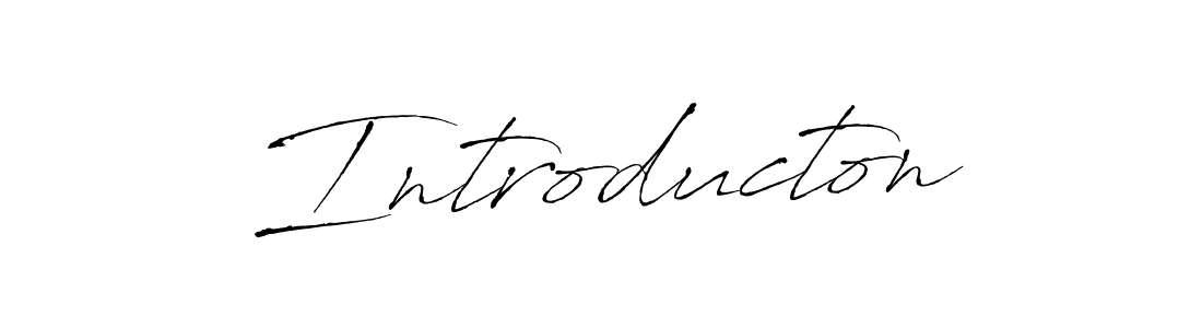 Also we have Introducton name is the best signature style. Create professional handwritten signature collection using Antro_Vectra autograph style. Introducton signature style 6 images and pictures png