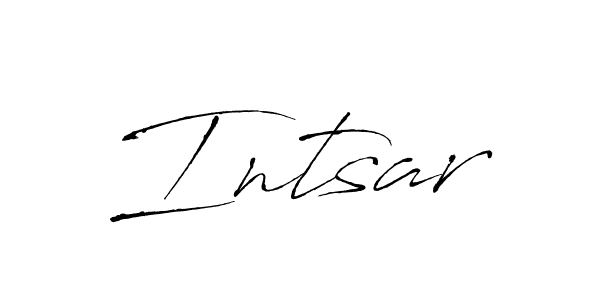 Design your own signature with our free online signature maker. With this signature software, you can create a handwritten (Antro_Vectra) signature for name Intsar. Intsar signature style 6 images and pictures png