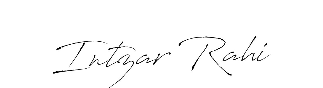 Also we have Intzar Rahi name is the best signature style. Create professional handwritten signature collection using Antro_Vectra autograph style. Intzar Rahi signature style 6 images and pictures png