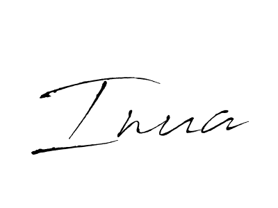 You should practise on your own different ways (Antro_Vectra) to write your name (Inua) in signature. don't let someone else do it for you. Inua signature style 6 images and pictures png