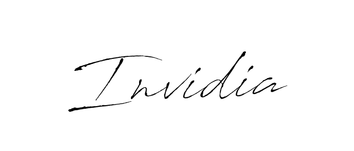 How to make Invidia signature? Antro_Vectra is a professional autograph style. Create handwritten signature for Invidia name. Invidia signature style 6 images and pictures png
