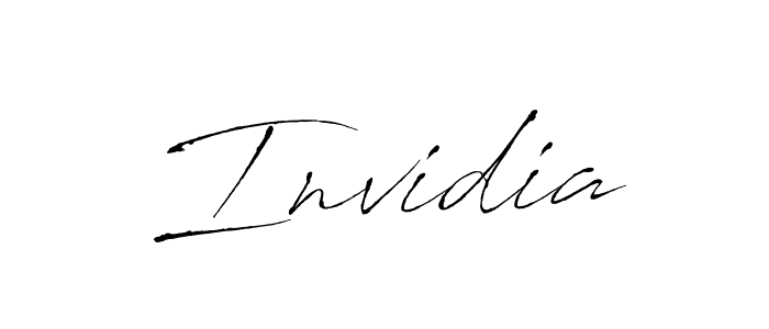 How to make Invidia signature? Antro_Vectra is a professional autograph style. Create handwritten signature for Invidia name. Invidia signature style 6 images and pictures png