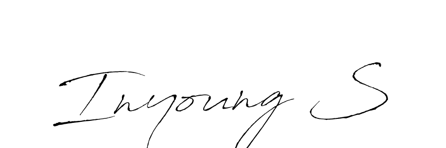 This is the best signature style for the Inyoung S name. Also you like these signature font (Antro_Vectra). Mix name signature. Inyoung S signature style 6 images and pictures png
