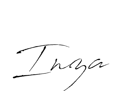 You should practise on your own different ways (Antro_Vectra) to write your name (Inza) in signature. don't let someone else do it for you. Inza signature style 6 images and pictures png