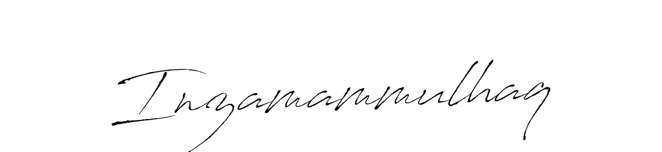 Make a beautiful signature design for name Inzamammulhaq. With this signature (Antro_Vectra) style, you can create a handwritten signature for free. Inzamammulhaq signature style 6 images and pictures png