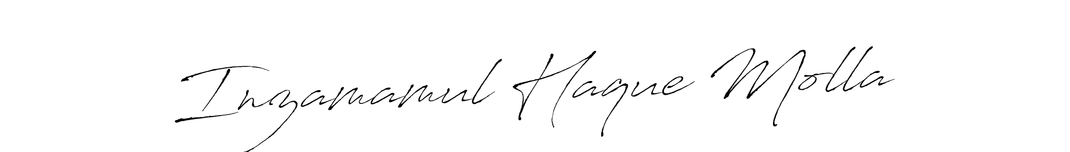 Make a beautiful signature design for name Inzamamul Haque Molla. With this signature (Antro_Vectra) style, you can create a handwritten signature for free. Inzamamul Haque Molla signature style 6 images and pictures png