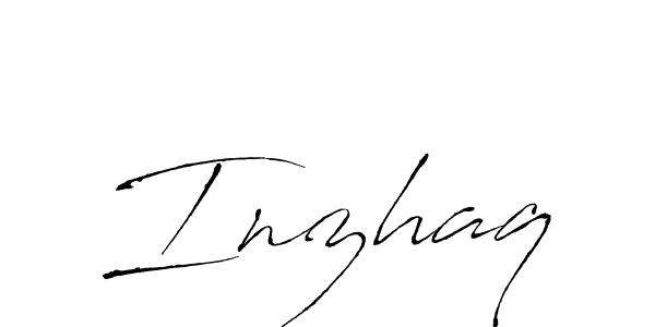 Create a beautiful signature design for name Inzhaq. With this signature (Antro_Vectra) fonts, you can make a handwritten signature for free. Inzhaq signature style 6 images and pictures png