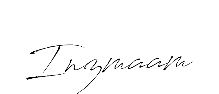 How to make Inzmaam signature? Antro_Vectra is a professional autograph style. Create handwritten signature for Inzmaam name. Inzmaam signature style 6 images and pictures png