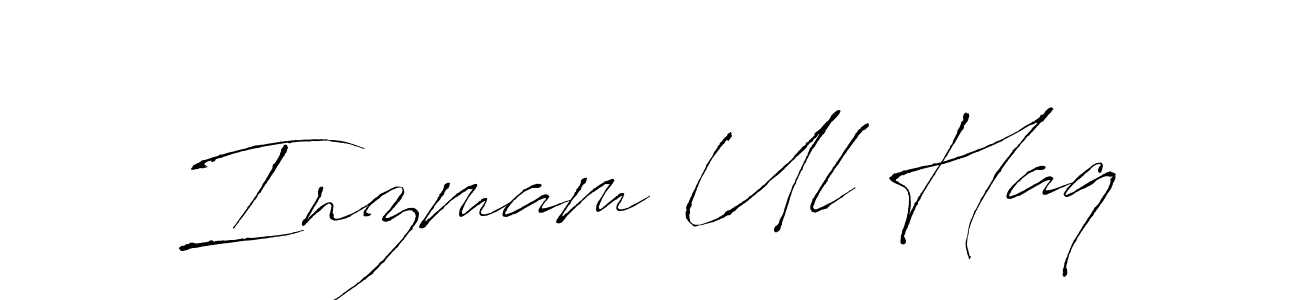 How to make Inzmam Ul Haq name signature. Use Antro_Vectra style for creating short signs online. This is the latest handwritten sign. Inzmam Ul Haq signature style 6 images and pictures png