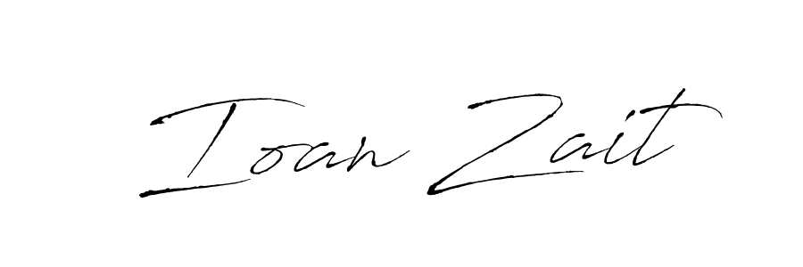 Create a beautiful signature design for name Ioan Zait. With this signature (Antro_Vectra) fonts, you can make a handwritten signature for free. Ioan Zait signature style 6 images and pictures png