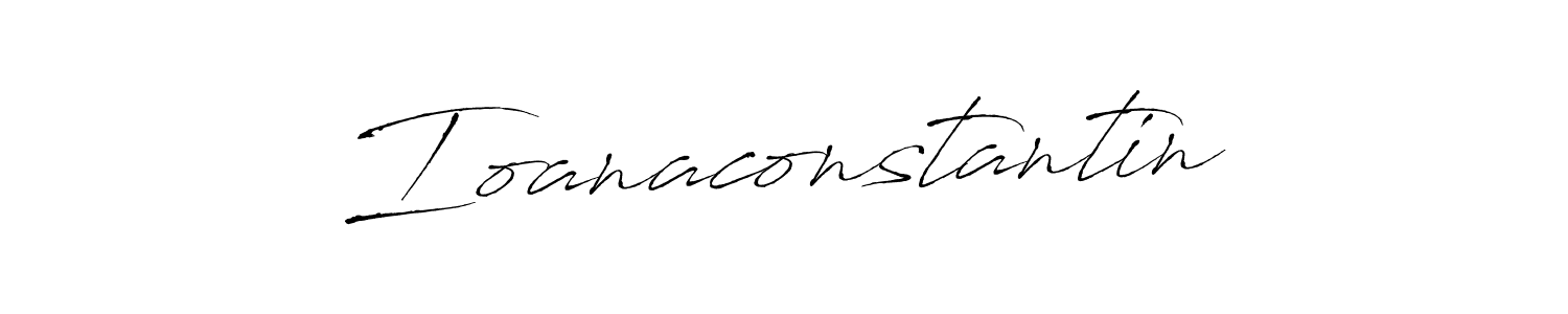 How to make Ioanaconstantin name signature. Use Antro_Vectra style for creating short signs online. This is the latest handwritten sign. Ioanaconstantin signature style 6 images and pictures png