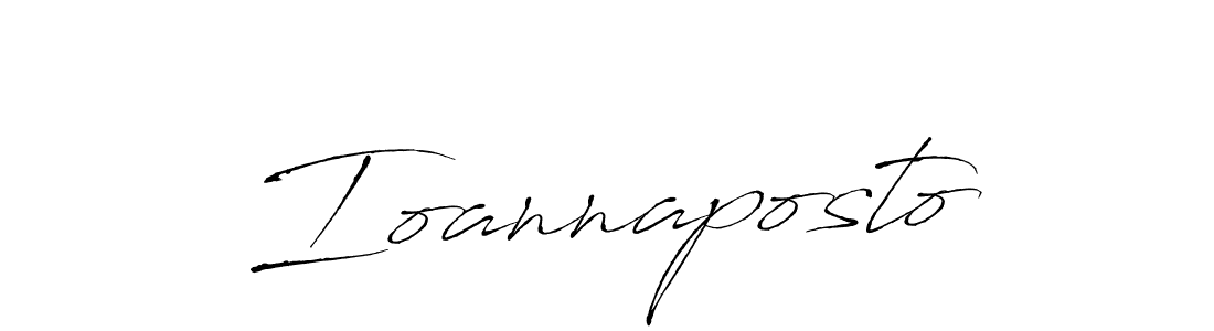 Make a beautiful signature design for name Ioannaposto. With this signature (Antro_Vectra) style, you can create a handwritten signature for free. Ioannaposto signature style 6 images and pictures png