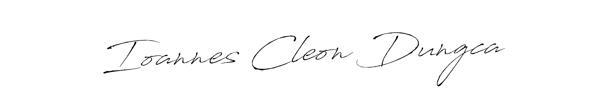 if you are searching for the best signature style for your name Ioannes Cleon Dungca. so please give up your signature search. here we have designed multiple signature styles  using Antro_Vectra. Ioannes Cleon Dungca signature style 6 images and pictures png