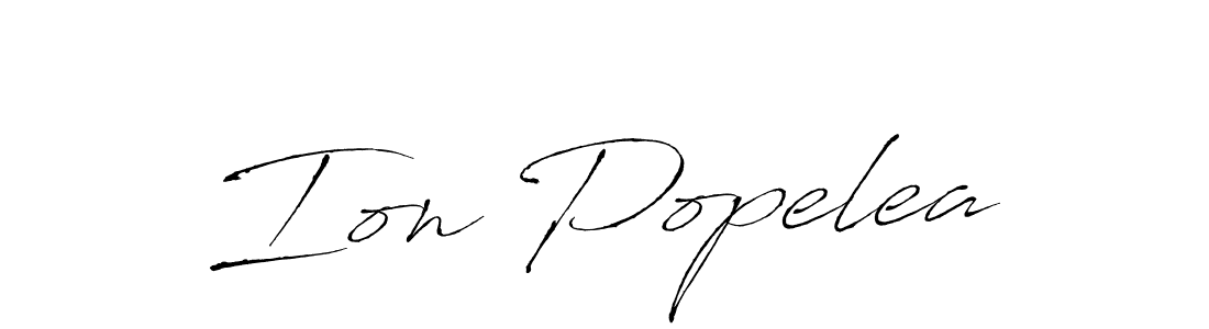 You should practise on your own different ways (Antro_Vectra) to write your name (Ion Popelea) in signature. don't let someone else do it for you. Ion Popelea signature style 6 images and pictures png
