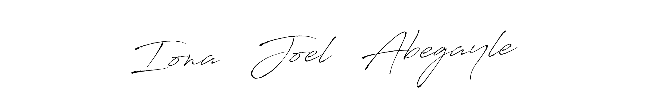 You can use this online signature creator to create a handwritten signature for the name Iona   Joel   Abegayle. This is the best online autograph maker. Iona   Joel   Abegayle signature style 6 images and pictures png