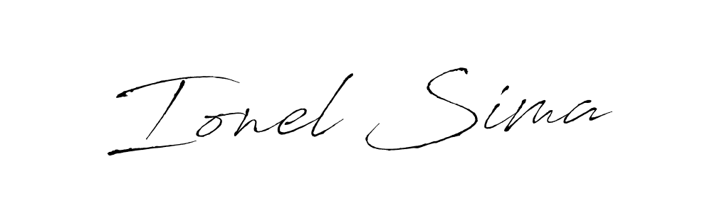 Ionel Sima stylish signature style. Best Handwritten Sign (Antro_Vectra) for my name. Handwritten Signature Collection Ideas for my name Ionel Sima. Ionel Sima signature style 6 images and pictures png