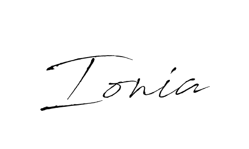 Use a signature maker to create a handwritten signature online. With this signature software, you can design (Antro_Vectra) your own signature for name Ionia. Ionia signature style 6 images and pictures png