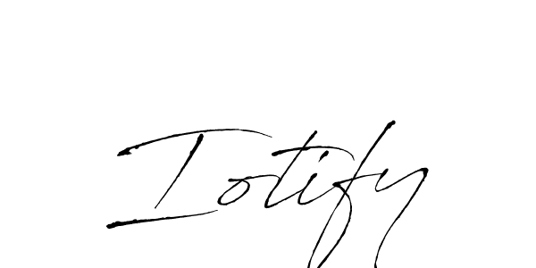 Iotify stylish signature style. Best Handwritten Sign (Antro_Vectra) for my name. Handwritten Signature Collection Ideas for my name Iotify. Iotify signature style 6 images and pictures png